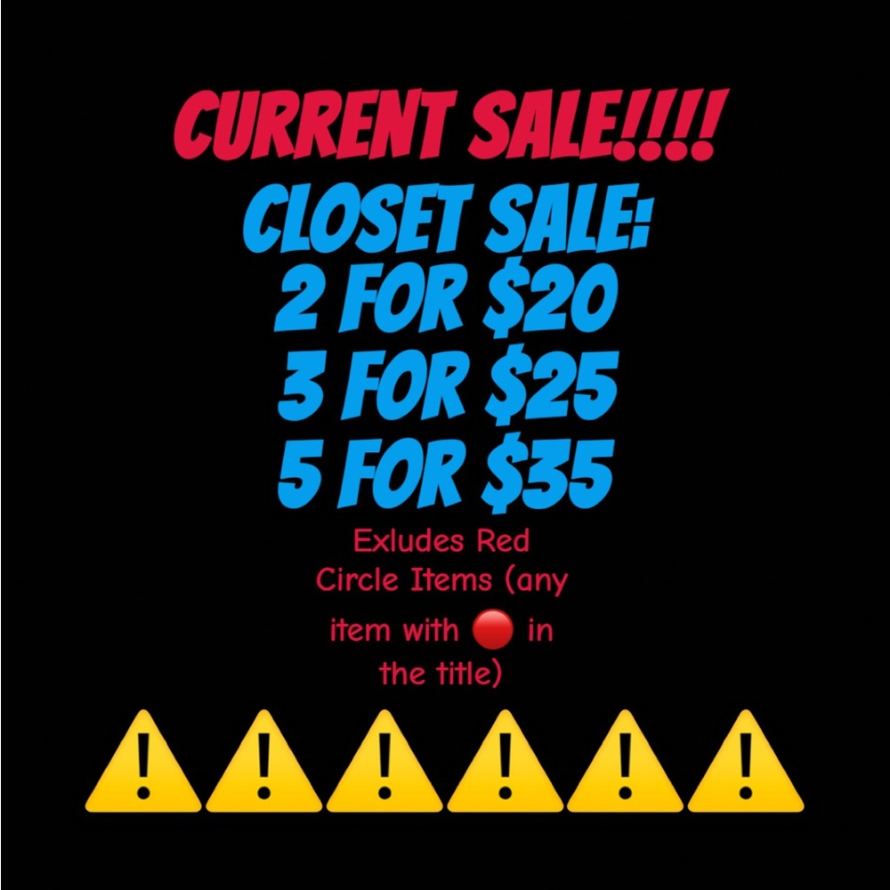 ⚠️Closet Sale⚠️